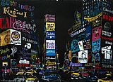 The Lights of Broadway by Leroy Neiman